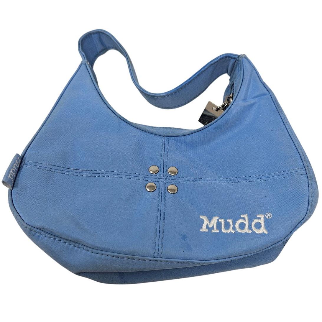 Vintage Y2k Mudd Micro Mini Bag Baby Blue Nylon Preppy Coquette