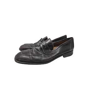Bally Brent 60 Men’s Black Gray  Leather Penny Loafers US 9.5 Luxury Dress Shoes s-l400.jpg main image 4
