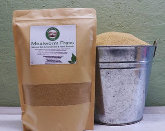 Mealworm Frass Fertilizer – Soil Amendment for Vegetables, Flowers & Lawns – Natural Garden Booster with Chitin