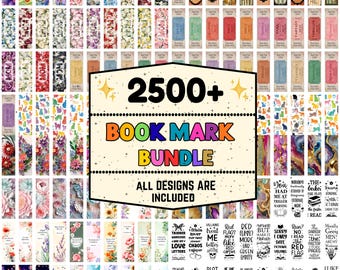 2,500 + Mega Bookmark Bundle Dark Romance Bookmark Floral Bookmark Christian Bookmark Funny Quotes Bookmark Sarcastic Bookmark Design