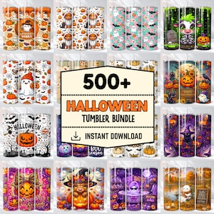 500+ Halloween Tumbler Wrap Designs Bundle, 20oz Halloween Sublimation Designs Horror Tumbler Pumpkin Tumbler Ghost Tumbler Digital Download