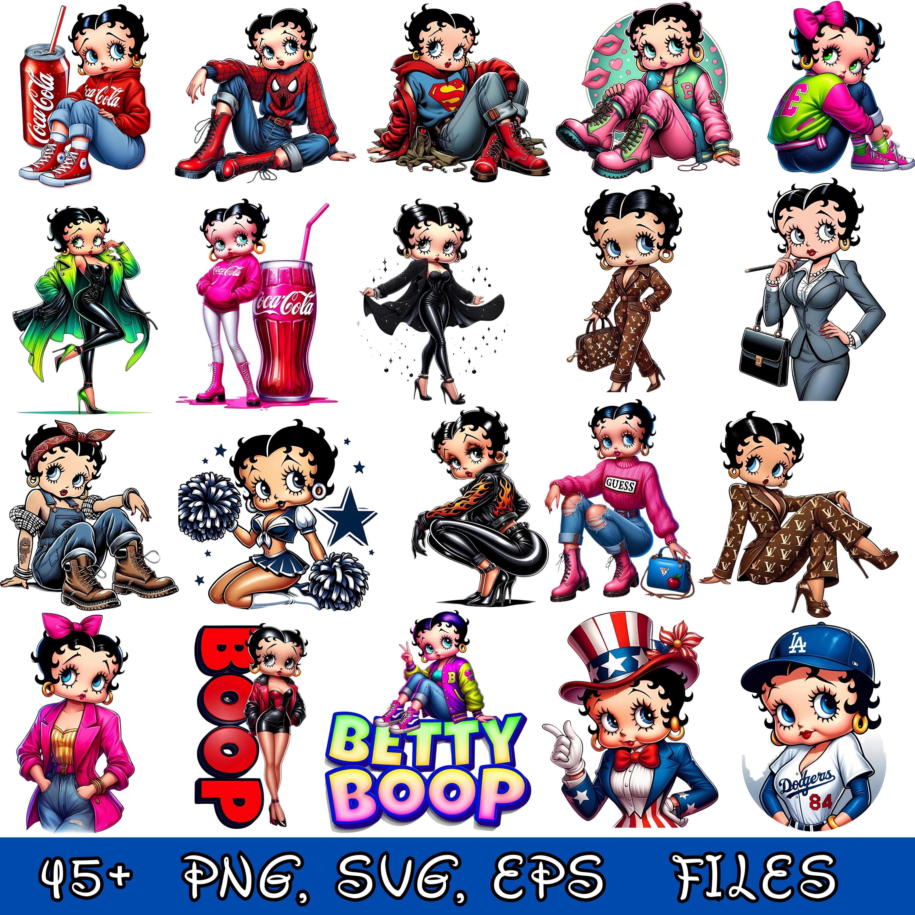 Betty boop png - Etsy México, image size:3000x3000