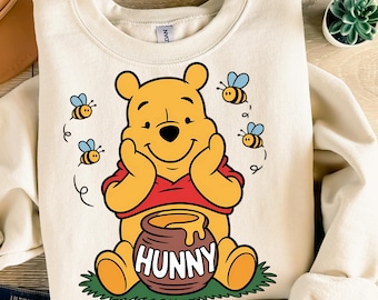 Paquete de imágenes prediseñadas PNG de Winnie the Pooh clásico, imprimible, descarga digital instantánea, baby shower de Pooh vintage