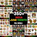 Juneteenth PNG Bundle Black History Freedom PNG African American Woman Clipart HTV Juneteenth Shirt Sublimation Instant Download