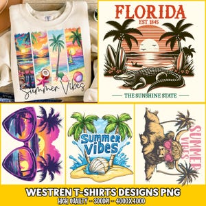 Summer PNG Bundle Coquette Bow Retro Summer Beach Vibes Stay Cool Sunshine Sunflower Salty Tanned And Tipsy Tequila Aesthetic Sandy Boots image 8