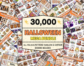 30,000+ Halloween Mega Bundle Png ,Spooky Vibes Png ,Retro Halloween Tumblers, Bundle Fall Png ,Bundle Halloween Horror Png , Digital Files