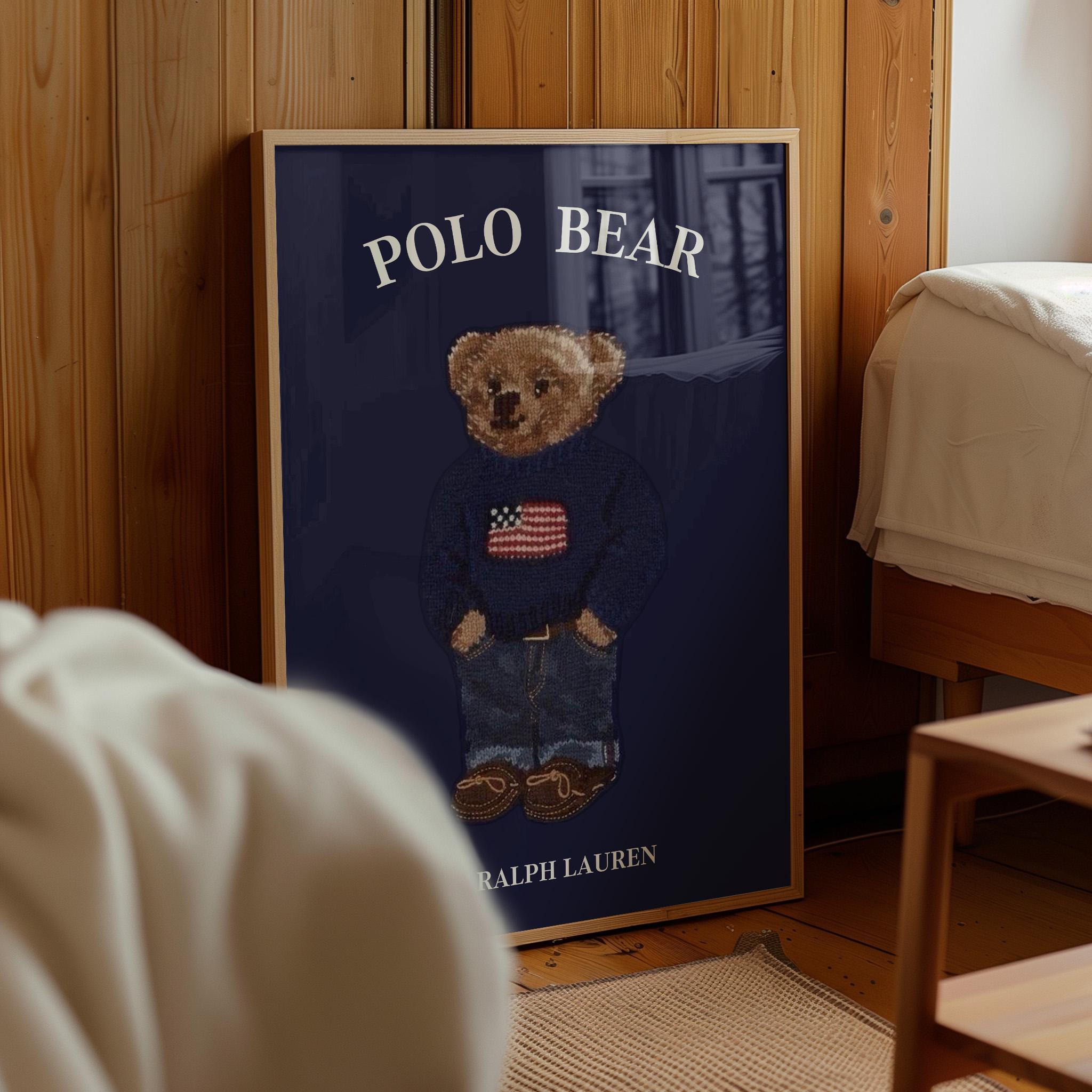 Ralph Lauren テディベア POLO BEAR RALPH LAUREN Cap RED ラルフローレン ポロ・ベア