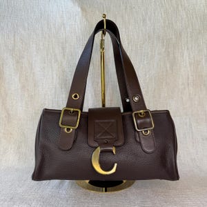 Chloe クロエ エロイーズ ハンドバック 本革 ダークブラウンoldクロエ