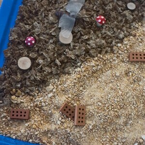 Construction World Sensory Play Kit for Toddlers – Montessori Activity