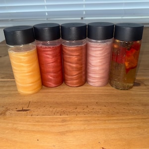 Autumn Sensory Bottles – Calming Glitter Shaker Jars, Seasonal Decor, Stress Relief Bottles