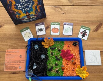 Haunted Halloween Sensory Play Kit: Montessori Toddler Activity Box