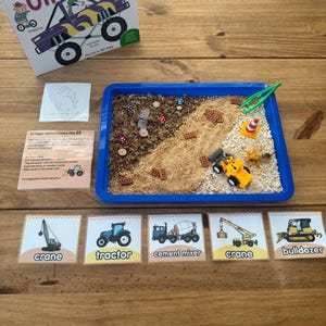 Construction World Sensory Play Kit for Toddlers – Montessori Activity