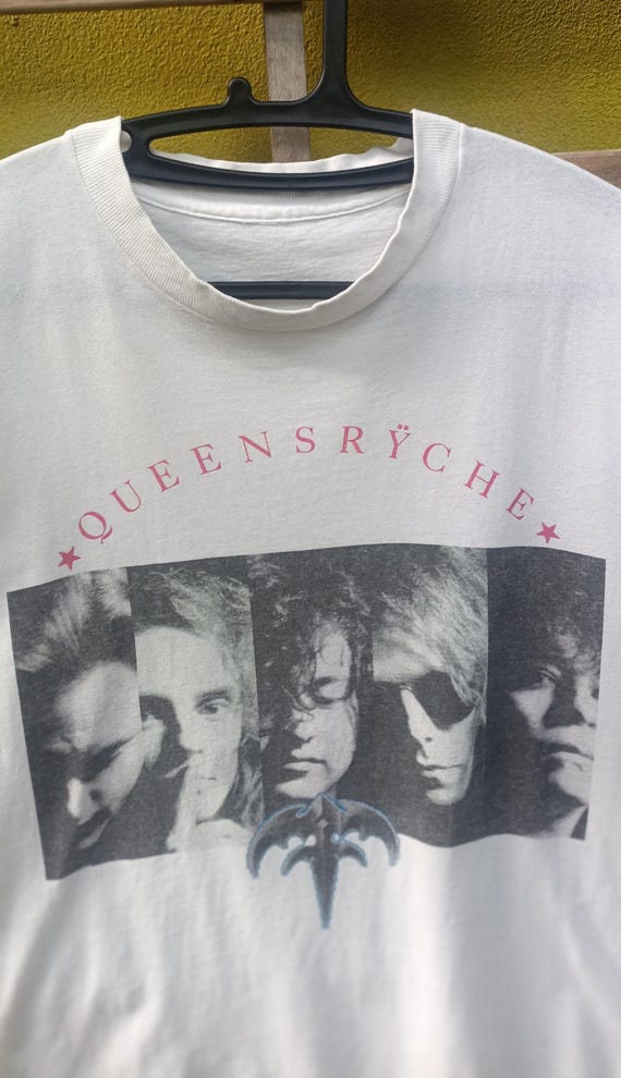 Vintage Queensrÿche T-shirt: 1990-91 World Tour, Medium - Etsy