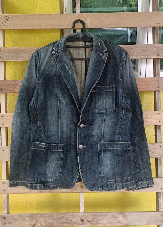 Takeo Kikuchi Chore Denim Jacket Top Japanese Designer Brand