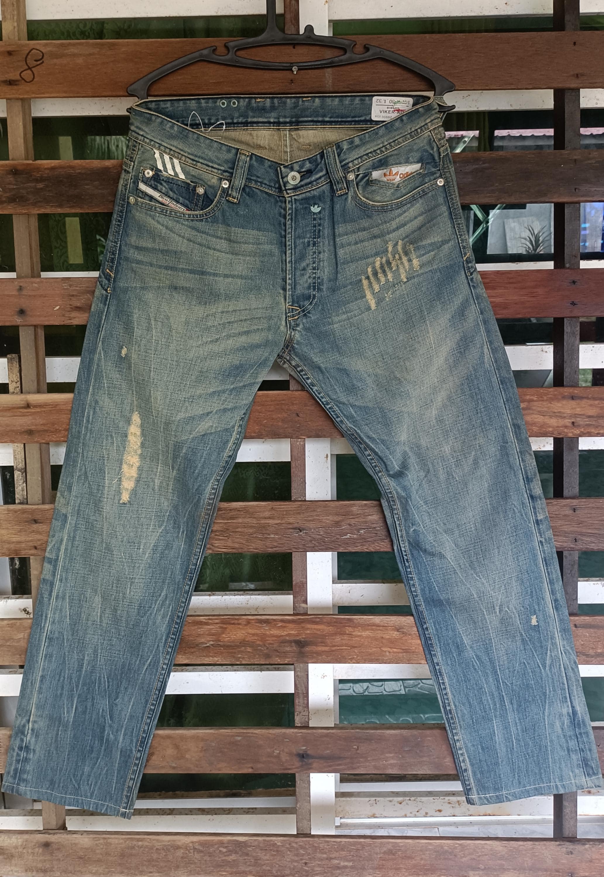 Diesel Industry X Adidas Jeans Nice Design Size 32 - Etsy
