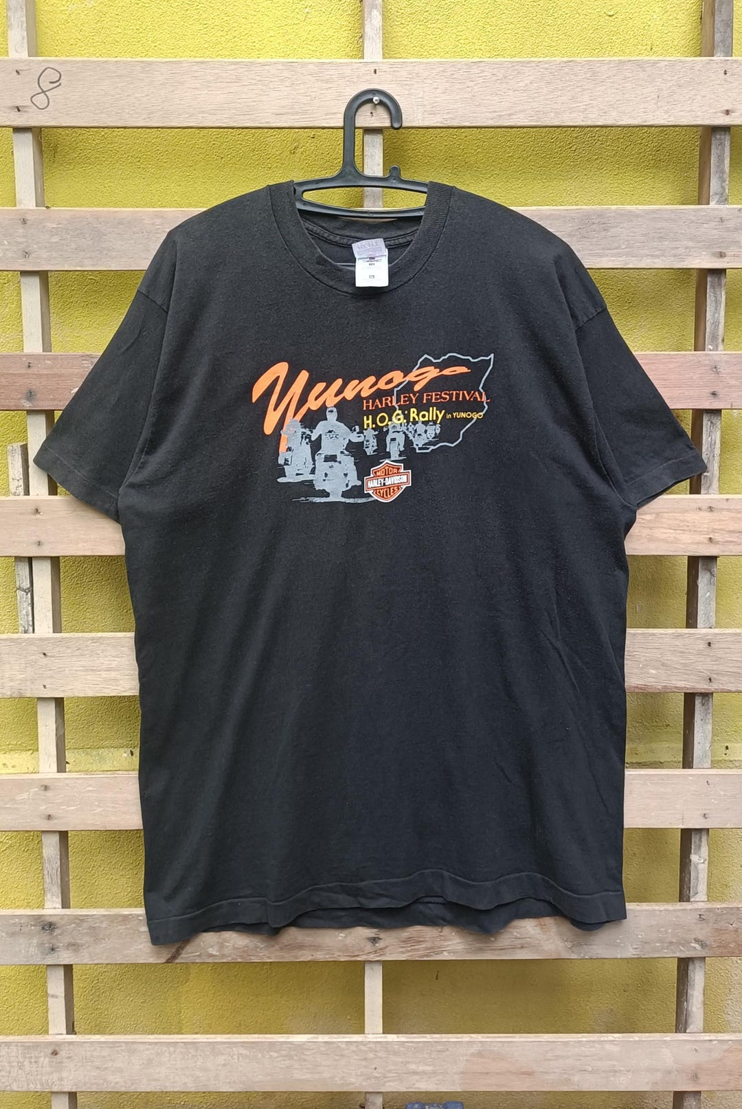 Vintage 90s Harley Davidson H.O.G. Rally T-shirt - XL Black - Etsy