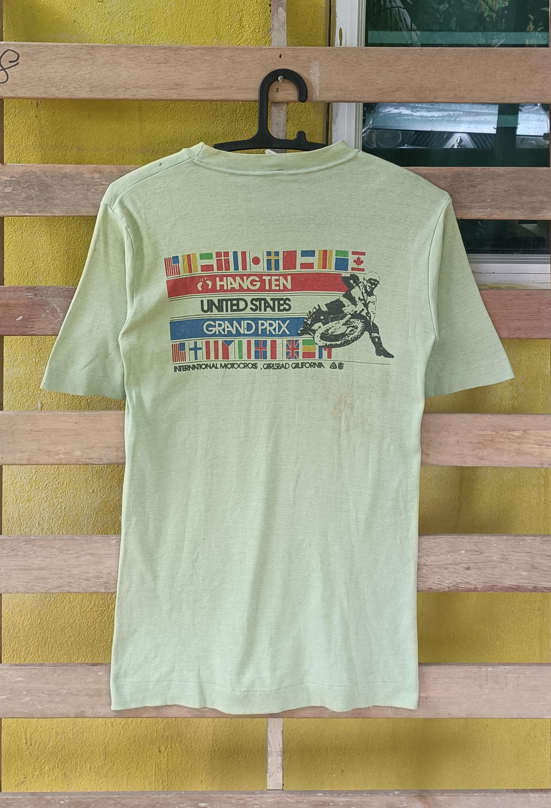 Vintage 70s Hang Ten Motocross T-shirt, Carlsbad California - Etsy