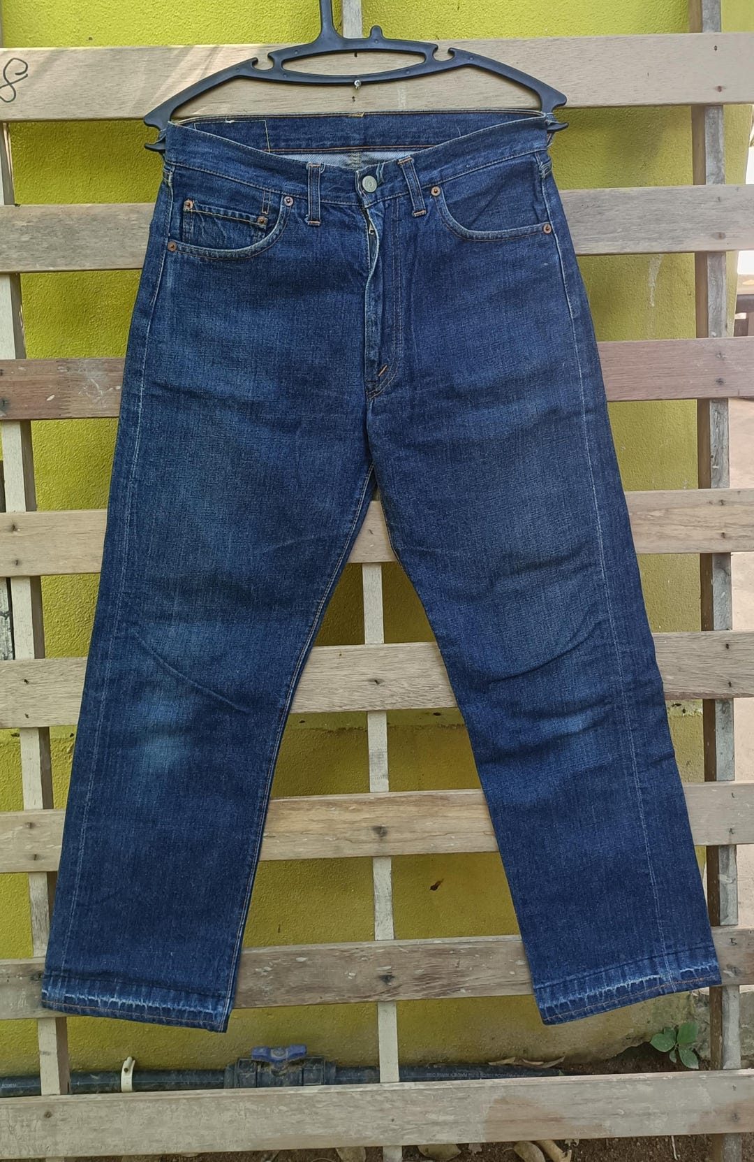 Vintage 60s Levi's 502-0117 Big E Type A Red Line Jeans Made in