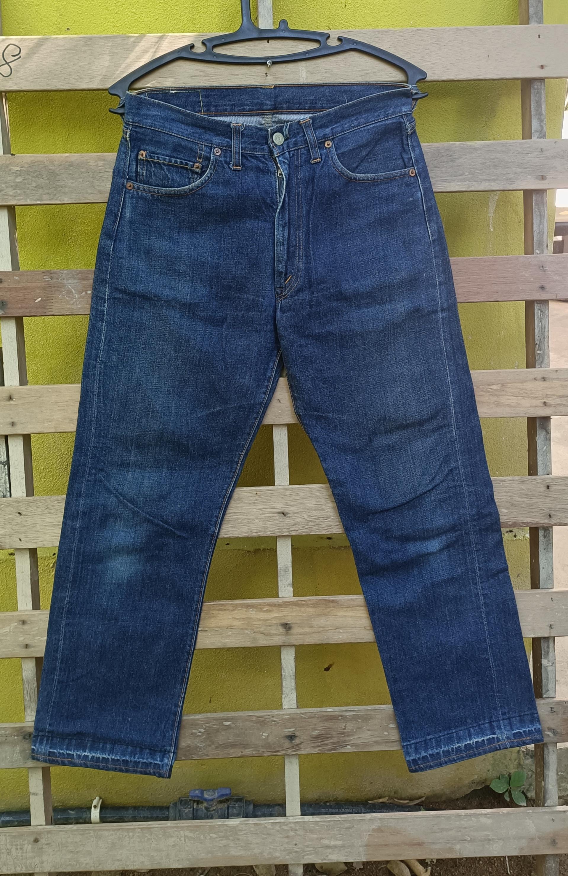 Vintage 60s Levi's 502-0117 Big E Type A Red Line Jeans Made in