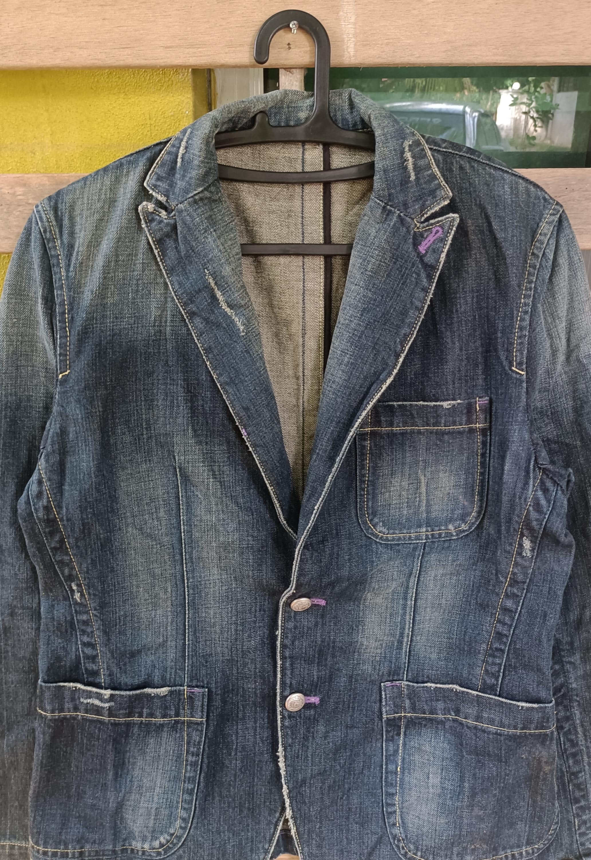 Takeo Kikuchi Chore Denim Jacket Top Japanese Designer Brand 
