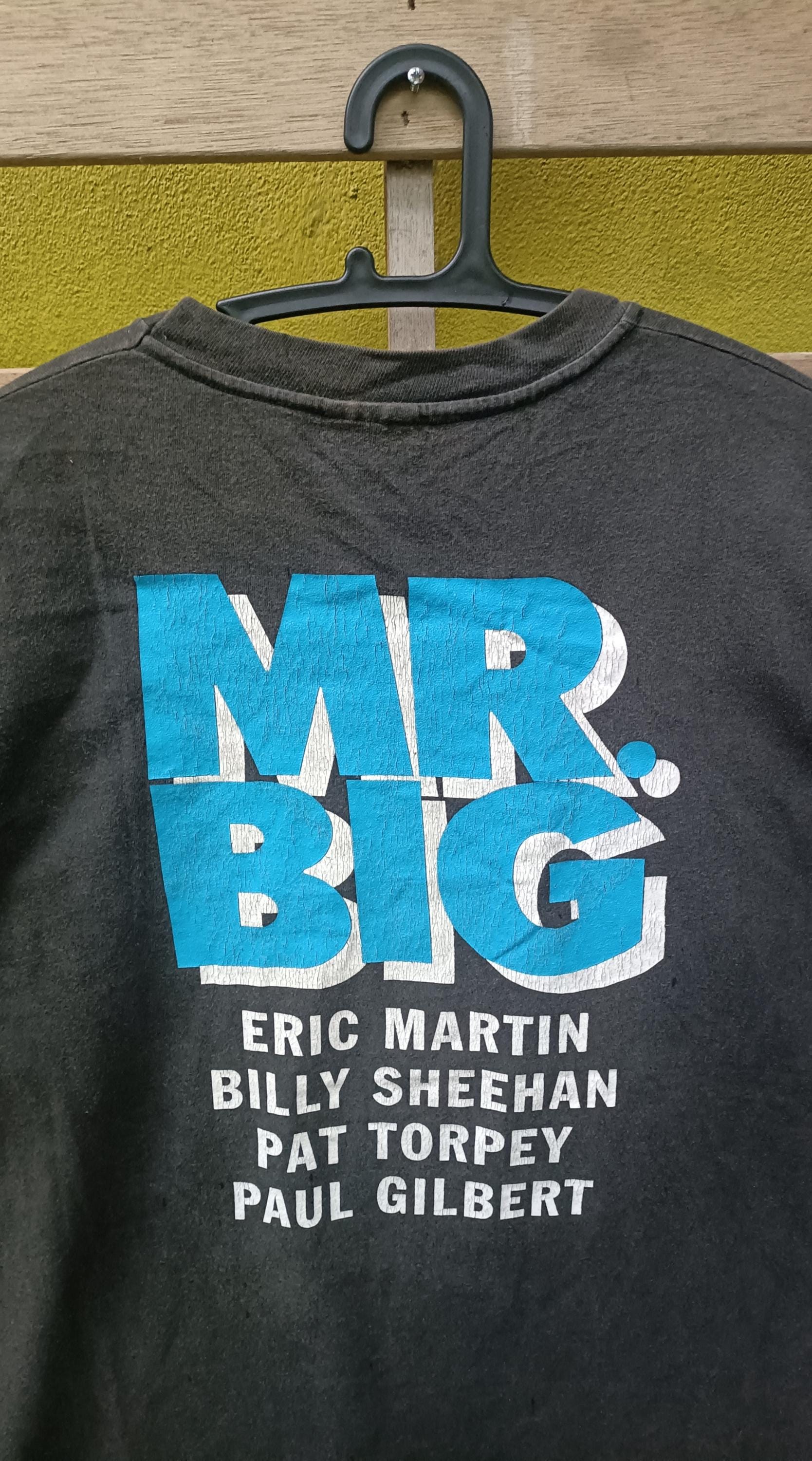 ヴィンテージ Mr.Big アメリカンロックバンド Tシャツ ブラックカラー