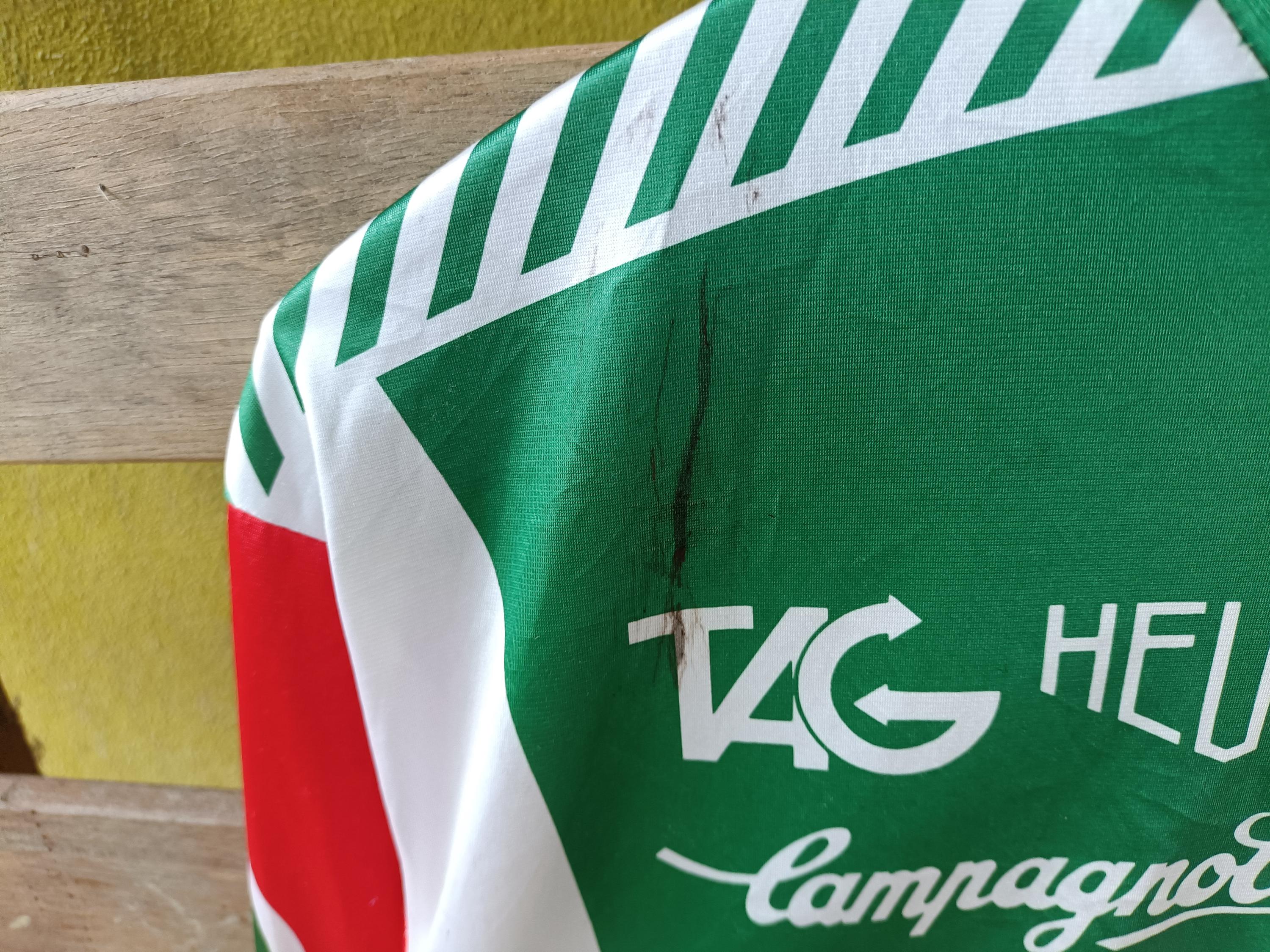 Vintage 7eleven Hoonved Bicycle Jersey Nice Design Multicolour