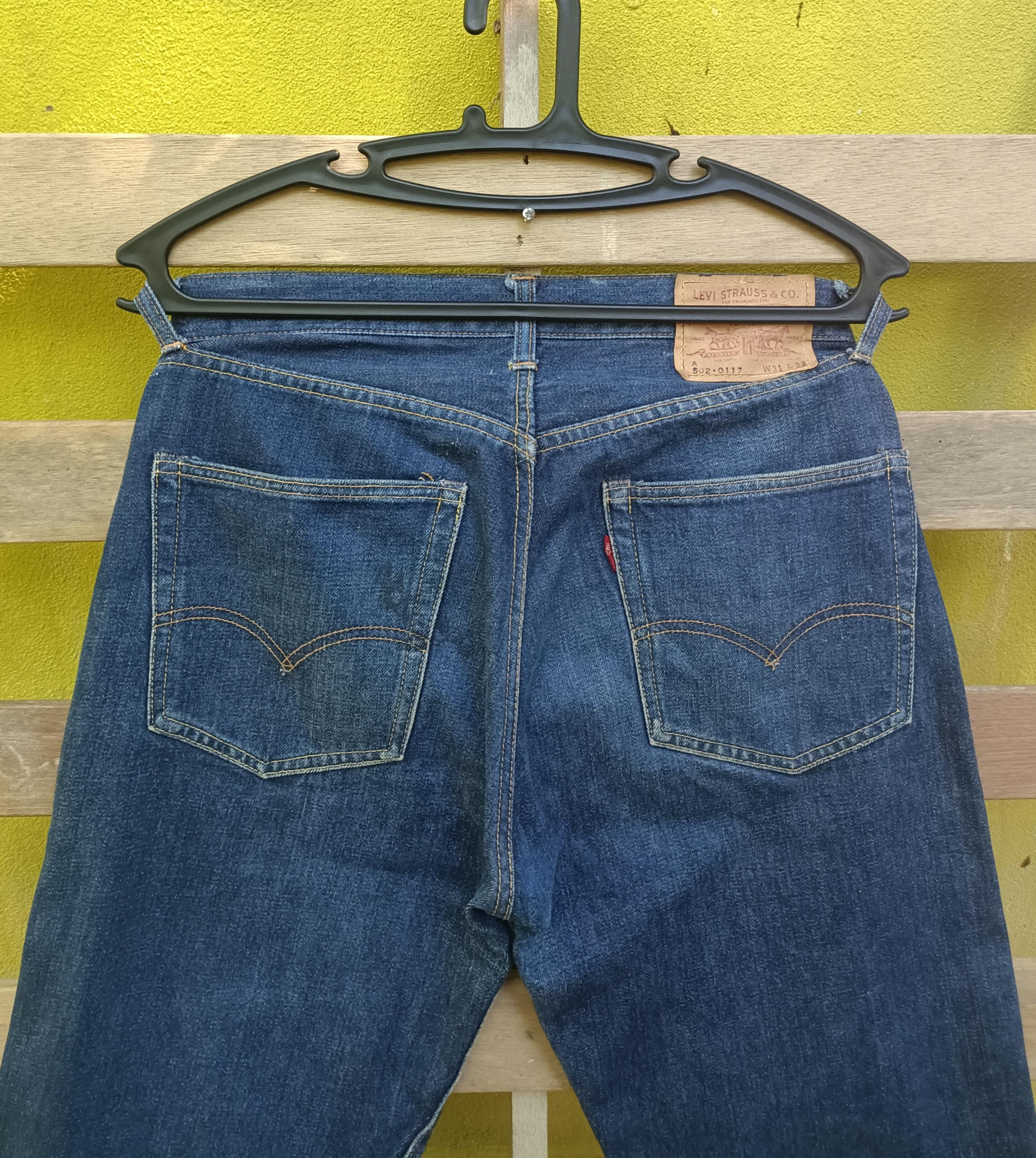 Vintage 60s Levi's 502-0117 Big E Type A Red Line Jeans Made in