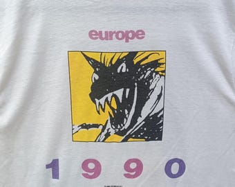ヴィンテージ ローリング ストーンズ 1990 ツアー Tシャツ - Brockum