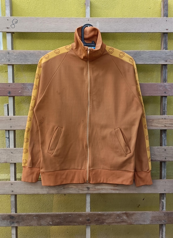 Vintage Fred Perry Jacket Full Zipper Brown Colour Small Size - Etsy