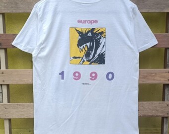 ヴィンテージ ローリング ストーンズ 1990 ツアー Tシャツ - Brockum