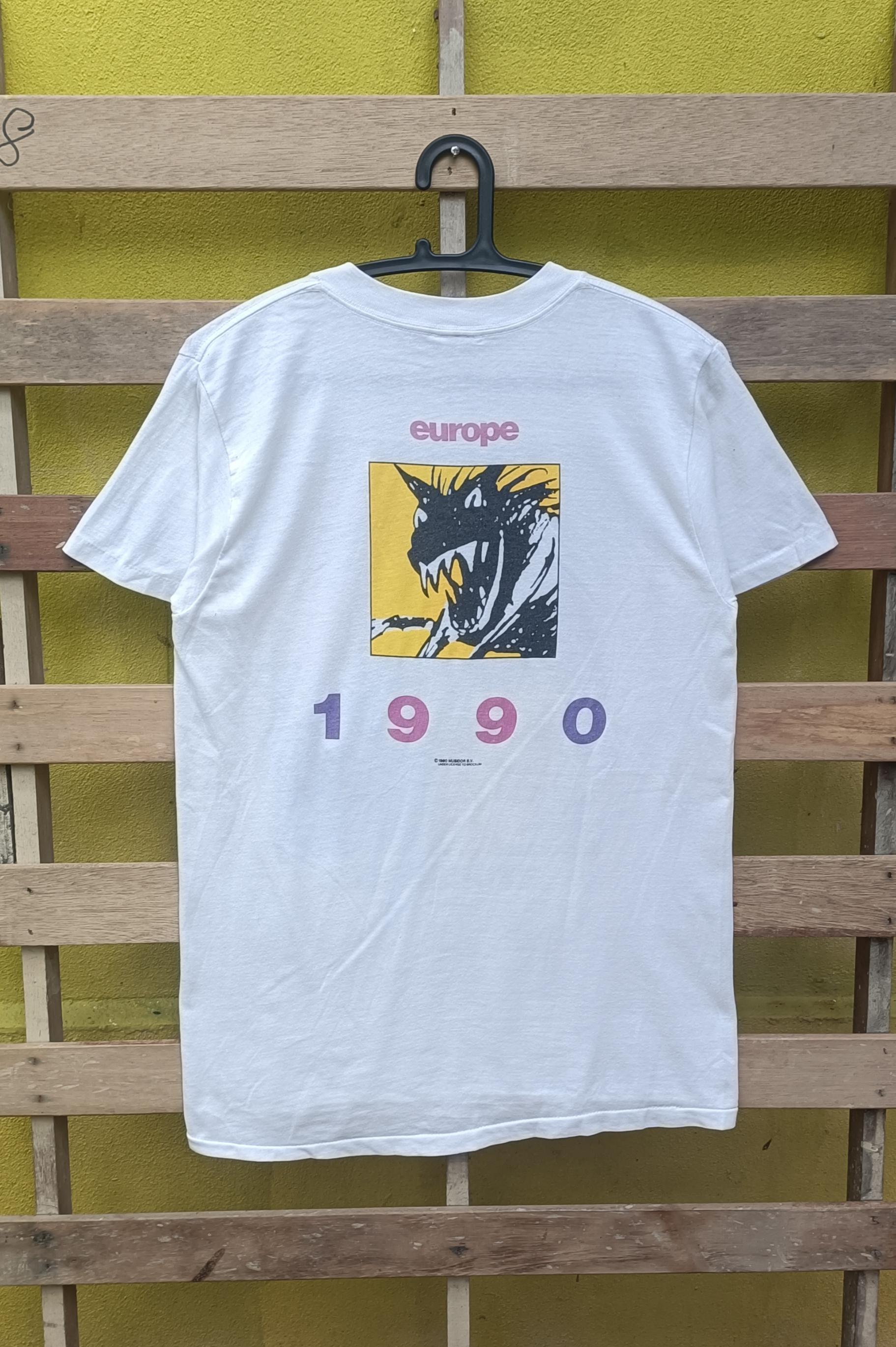 ヴィンテージ ローリング ストーンズ 1990 ツアー Tシャツ - Brockum