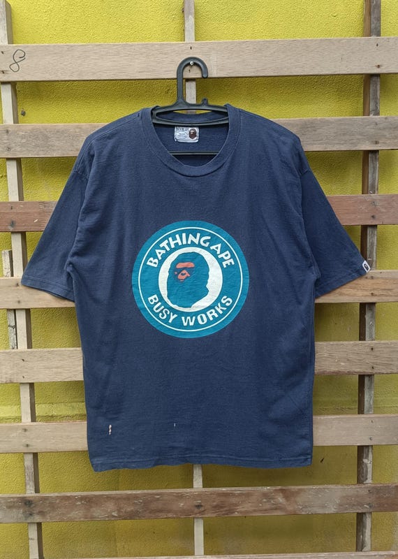 A Bathing Ape Busy Works T-shirt Top Japanese Designer Brand