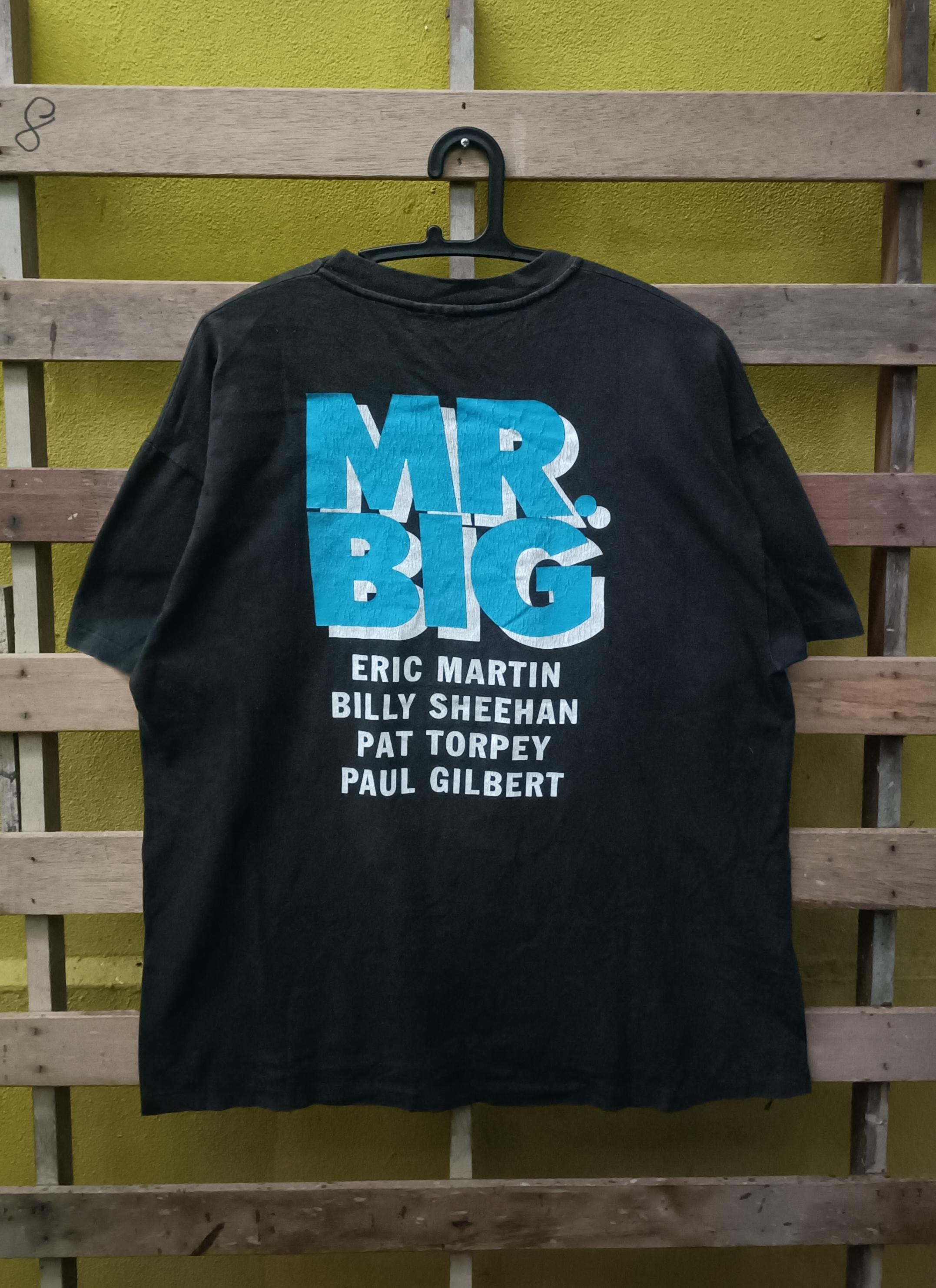 ヴィンテージ Mr.Big アメリカンロックバンド Tシャツ ブラックカラー