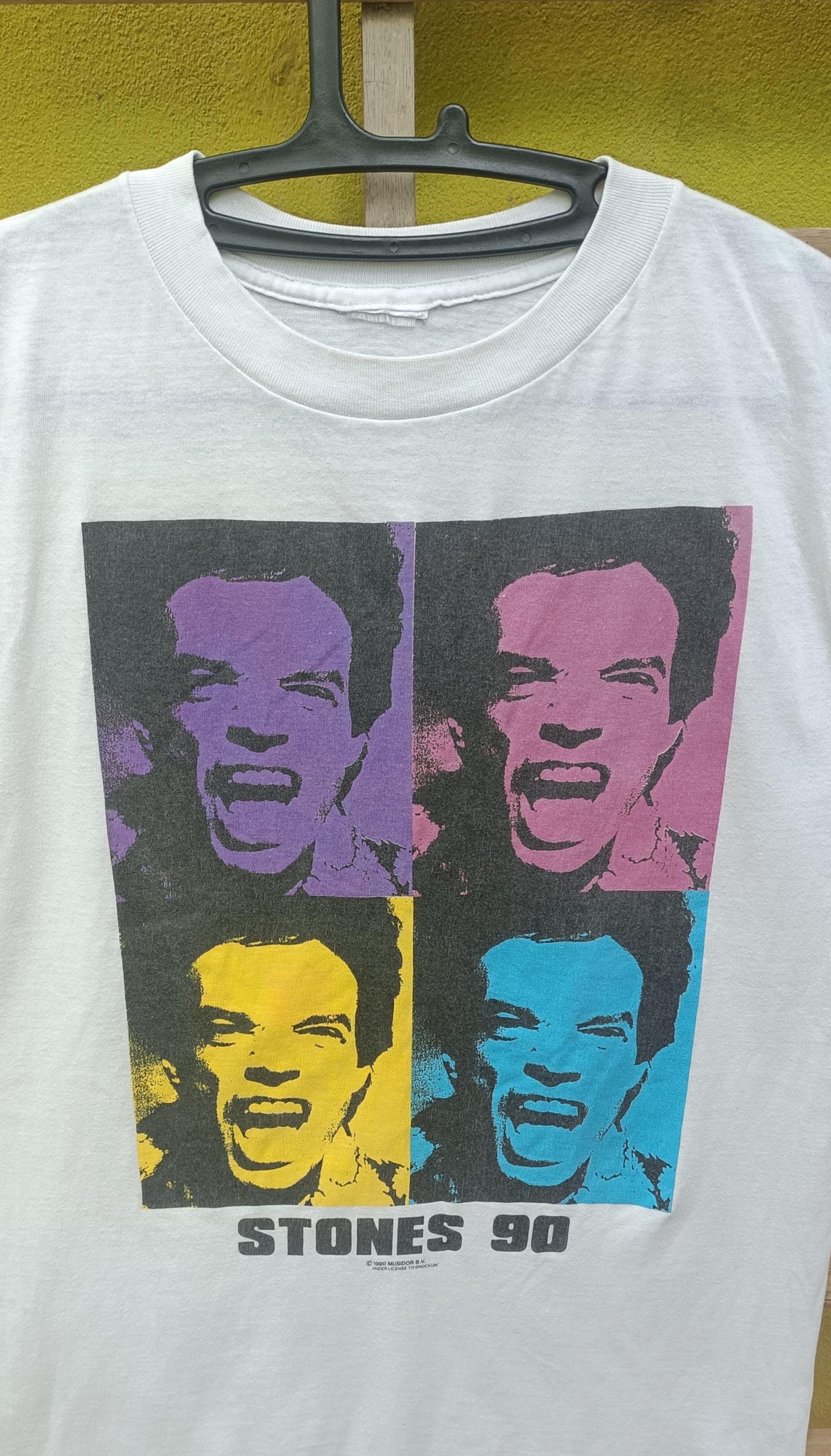 ヴィンテージ ローリング ストーンズ 1990 ツアー Tシャツ - Brockum