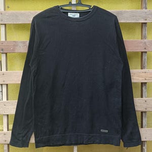 Kansai Yamamoto Homme long sleeve shirt top japanese designer brand black colour medium size