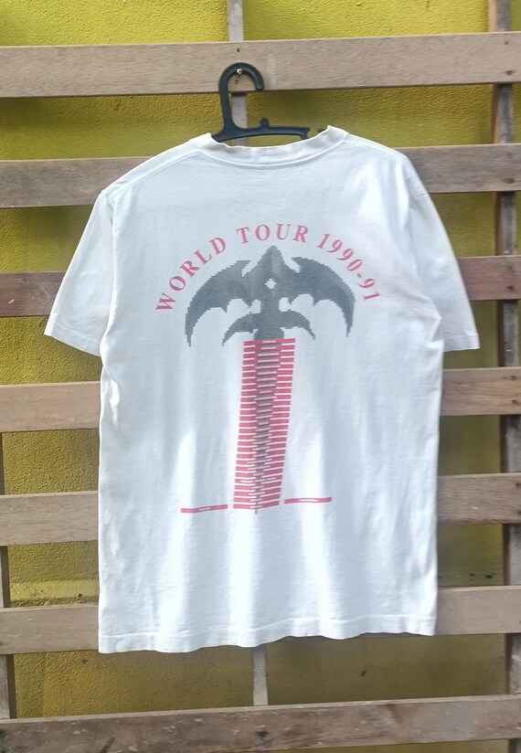 Vintage Queensrÿche T-shirt: 1990-91 World Tour, Medium - Etsy