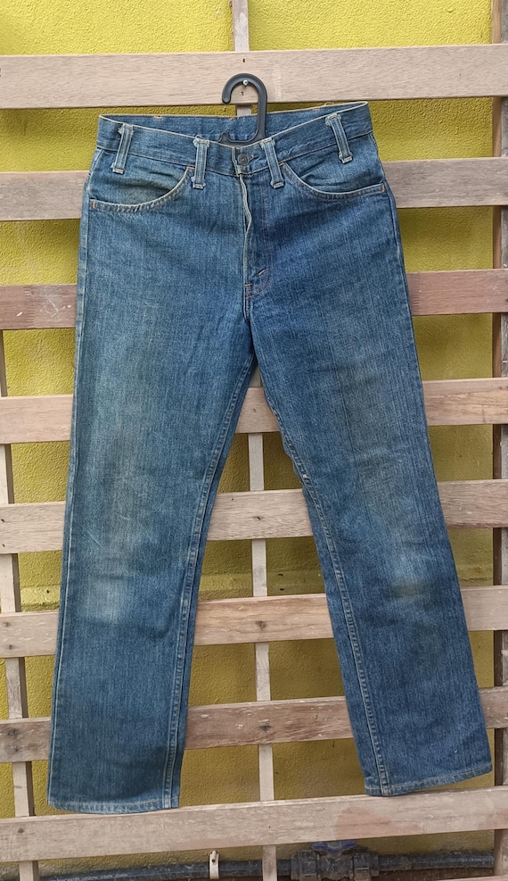 Vintage 70s 80s Levi's Oren Tag Jeans Stamp Button No 8 Size 30