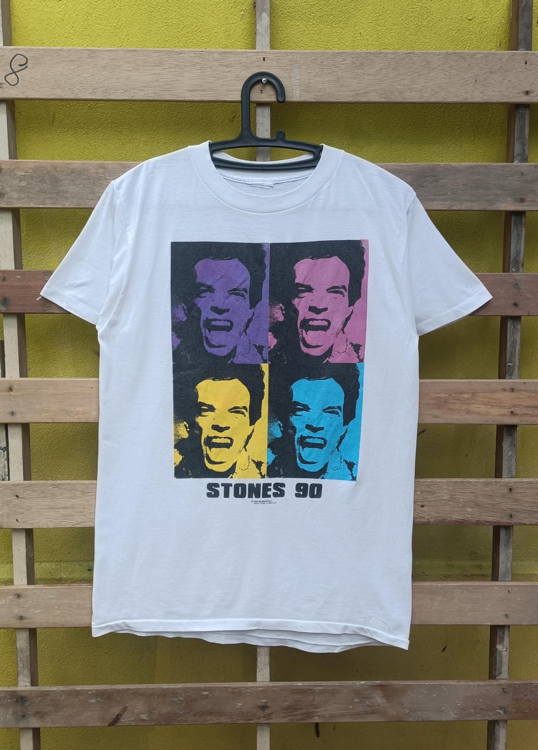 90s ローリングストーンズ 1990 ツアーTシャツ XL ブロッカム ヴィンテージ ローリング ストーンズ 1990 ツアー Tシャツ - Brockum