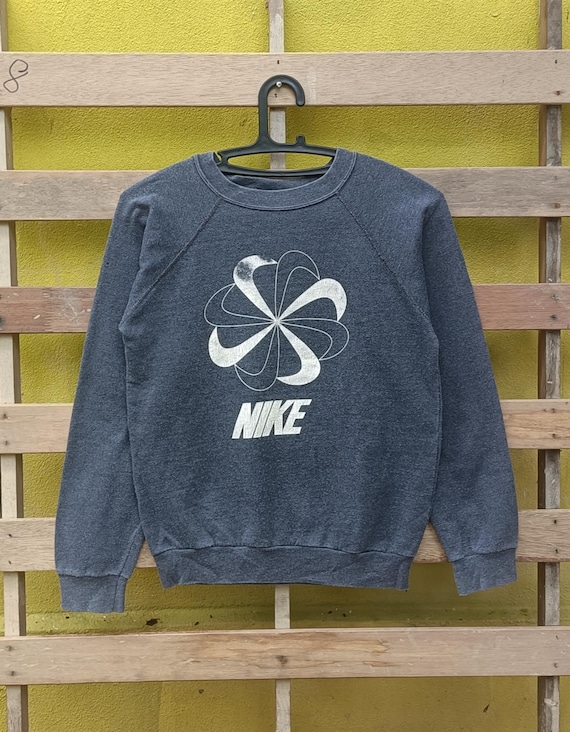 Vintage 70s 80s Nike Pinwheel Sweatshirt Pullover Nice Design Big