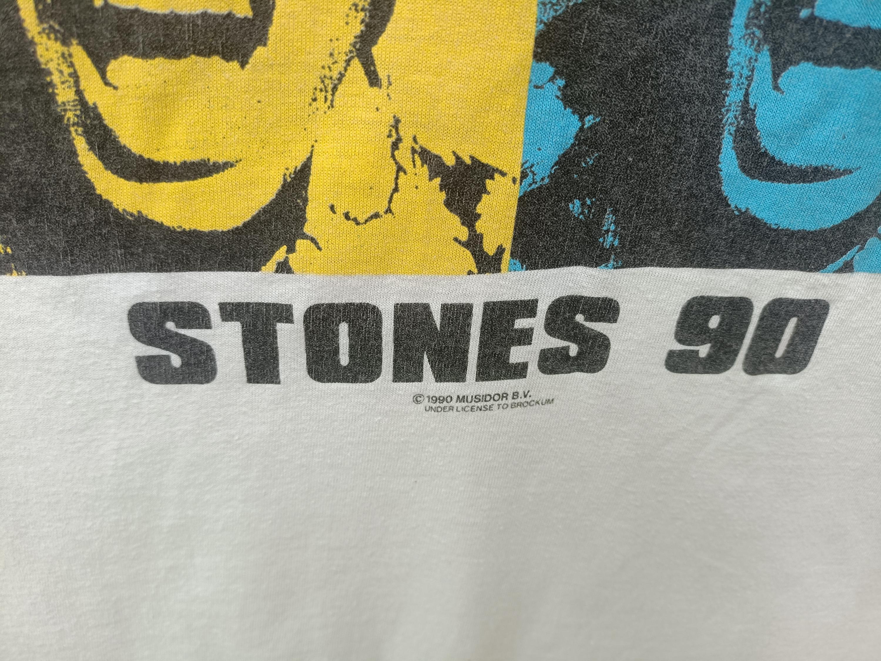 ヴィンテージ ローリング ストーンズ 1990 ツアー Tシャツ - Brockum