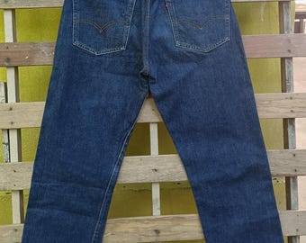 Vintage 60s Levi's 502-0117 Big E Type A Red Line Jeans Made in