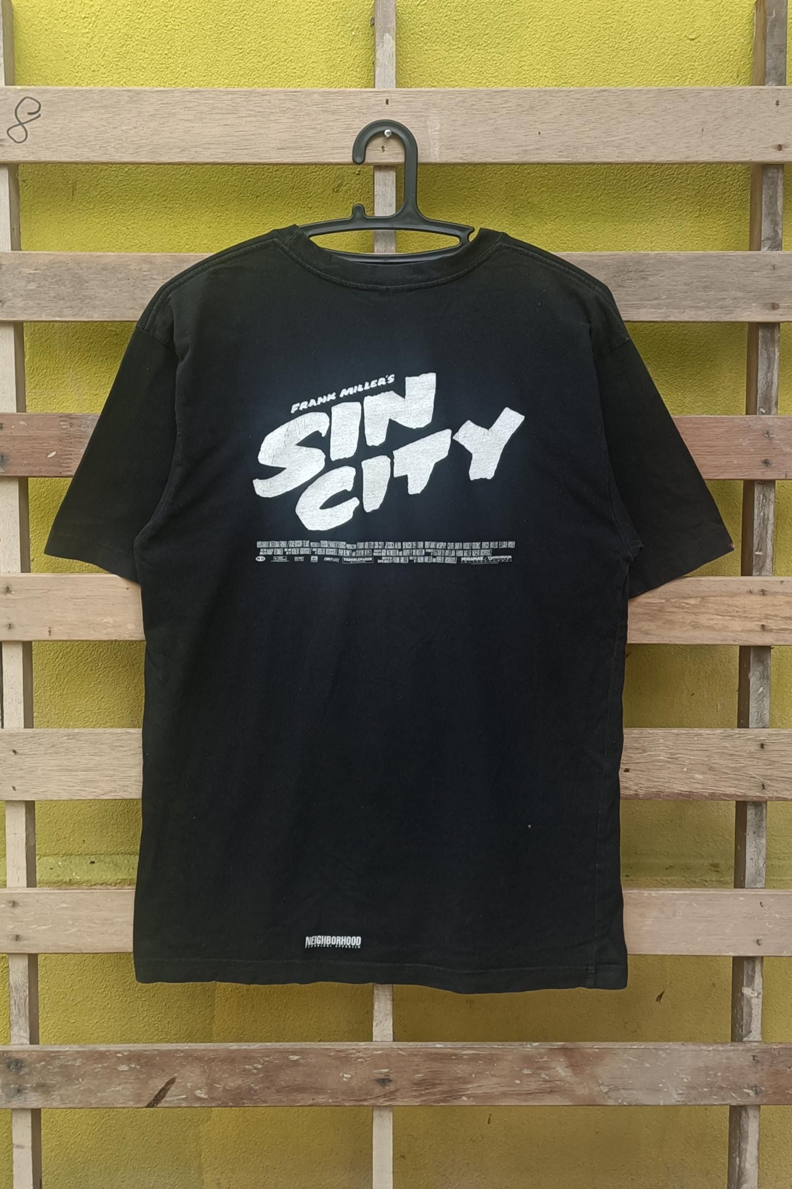 ネイバーフッド×シン・シティTシャツ：フランク・ミラー、日本デザイン