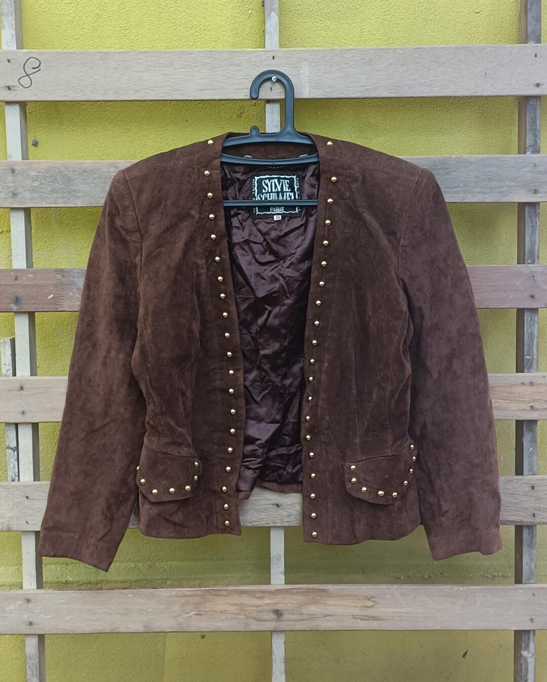 Sylvie Schimmel Paris Lederjacke (Damen) schönes Design Braun