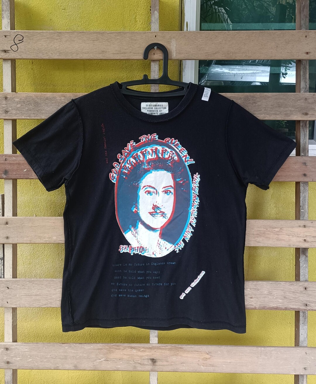 Seditionaries Sex Pistols T-shirt: God Save the Queen, Medium - Etsy