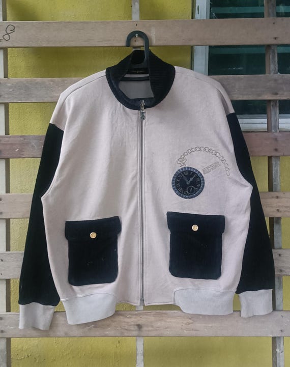 Vintage Guinness World Records Jacket, Brown Full Zip, Medium