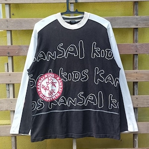 Vintage Kansai kids by Kansai Yamamoto sweatshirt top japanese designer brand large size