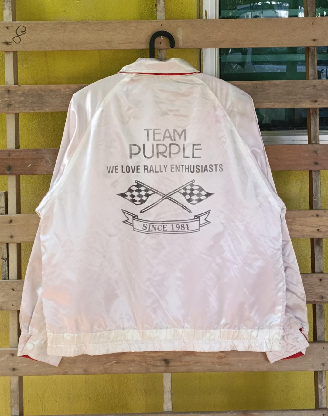 Vintage Team Purple We Love Rally Enthusiasts Jacket Nice Design Racing ...