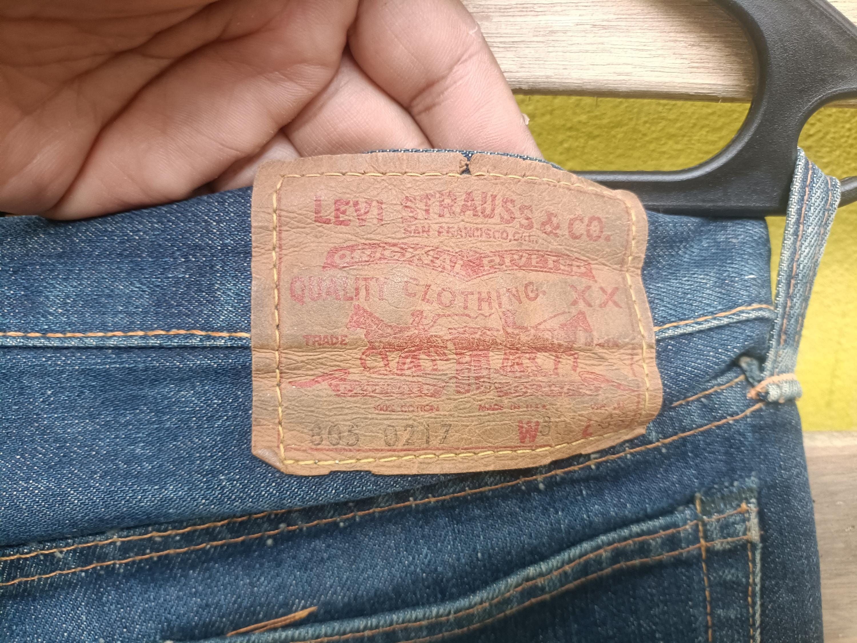 まい様 おまとめ❤︎ Vintage 70s Levi's 805 Blue Denim Jeans Stamp Button No8 - Size 31