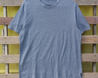 Y's Yohji Yamamoto Gestreiftes T-Shirt - Japanische Designer Marke - Large