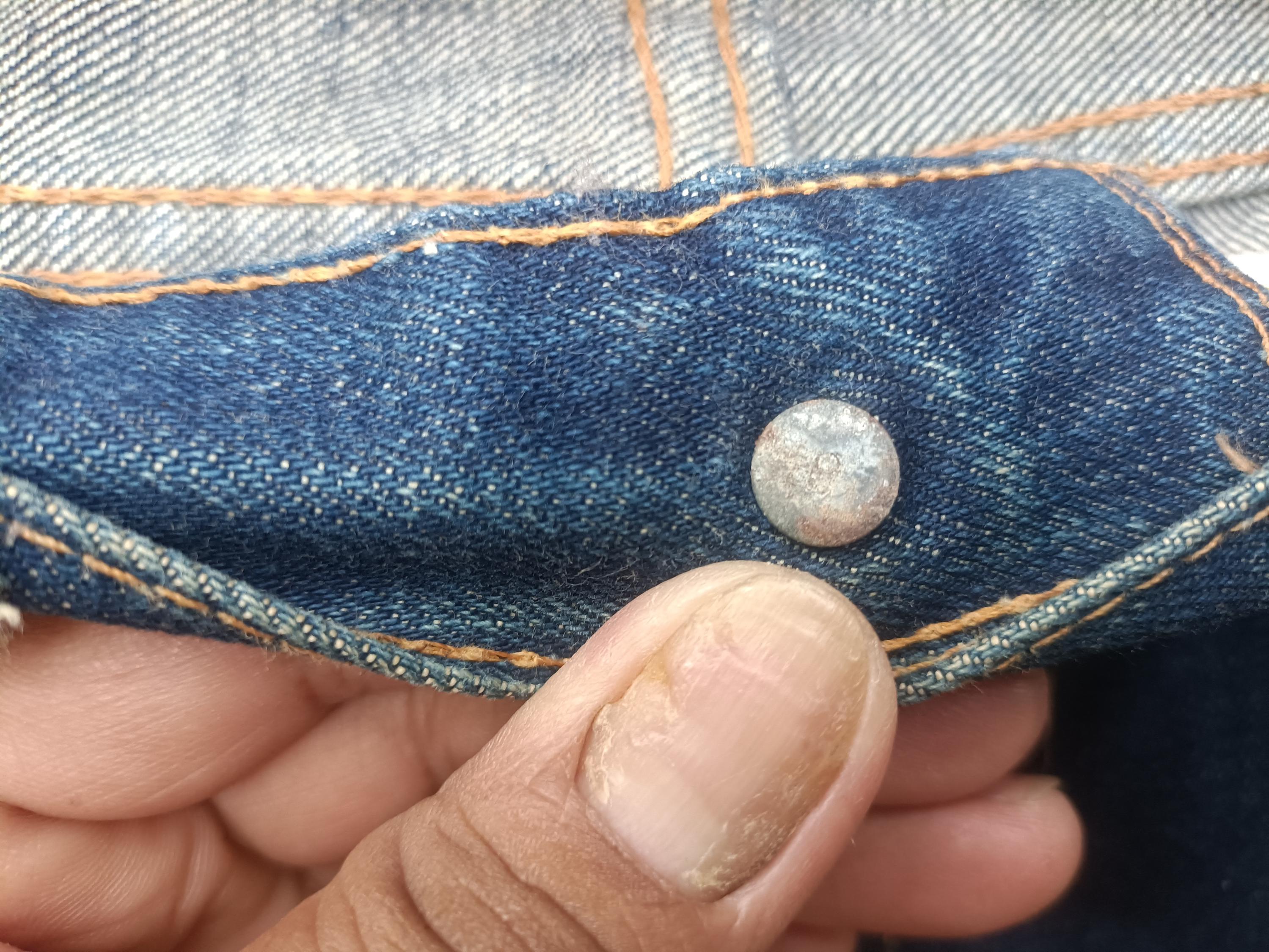 まい様 おまとめ❤︎ Vintage 70s Levi's 805 Blue Denim Jeans Stamp Button No8 - Size 31